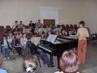 Rehearsal at the academy (Moldavia, Chisinau 13. 5. 2005)